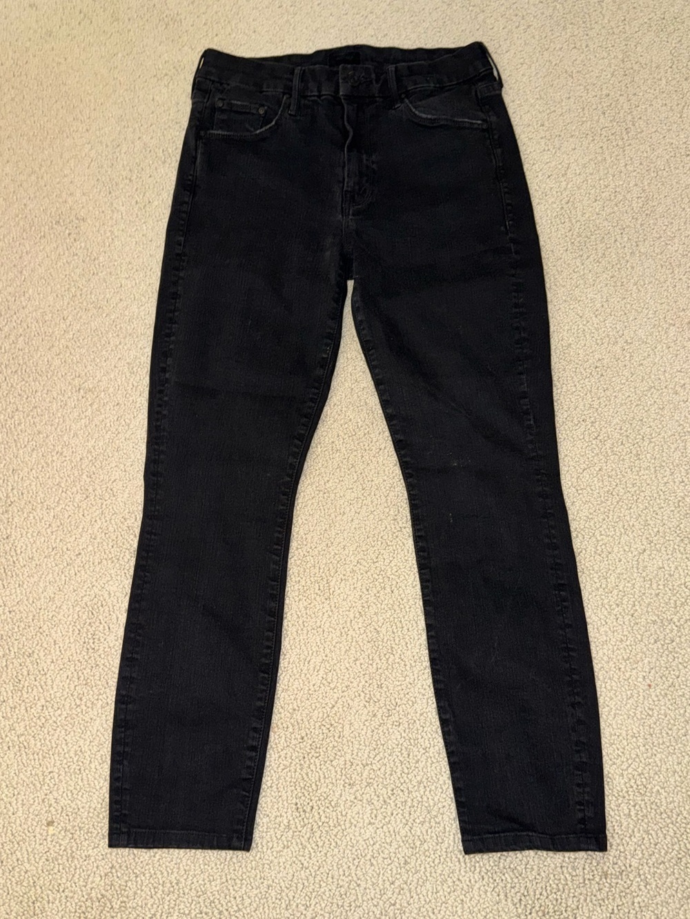 Mother the Looker Wash Not Gullty Black High-Rise Skinny Jeans- NWOT size 27